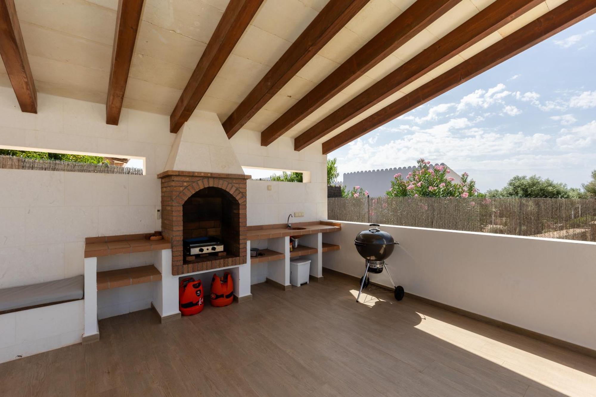 Villa Maravilla With Heatable Pool Rooftopbar With Sea Views And Range Rover Binibeca Exteriör bild
