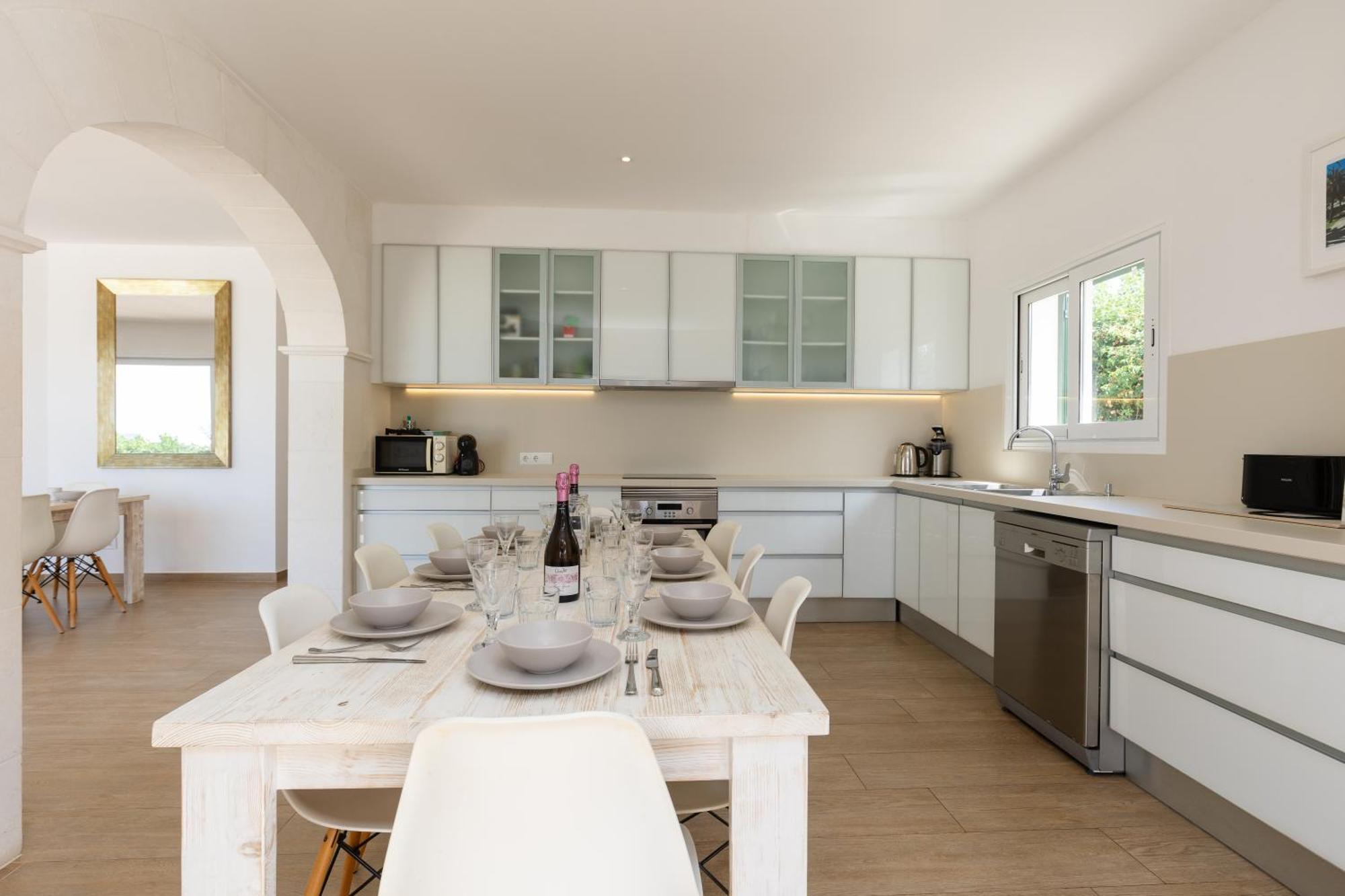 Villa Maravilla With Heatable Pool Rooftopbar With Sea Views And Range Rover Binibeca Exteriör bild