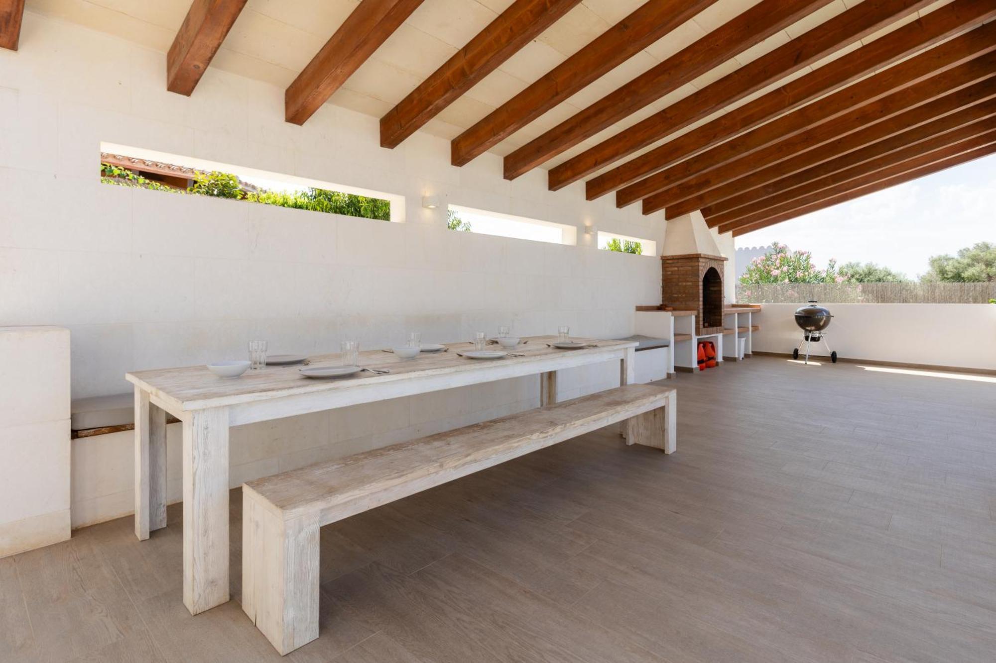 Villa Maravilla With Heatable Pool Rooftopbar With Sea Views And Range Rover Binibeca Exteriör bild