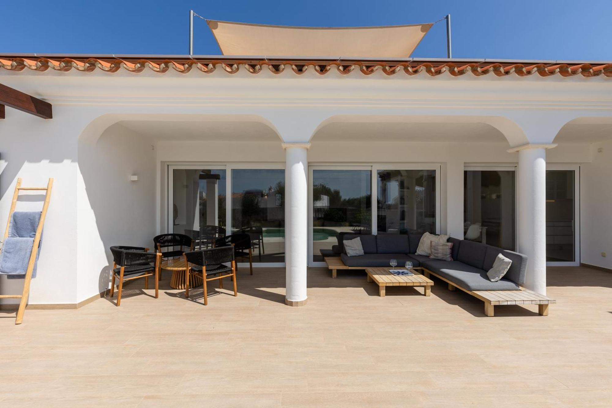 Villa Maravilla With Heatable Pool Rooftopbar With Sea Views And Range Rover Binibeca Exteriör bild